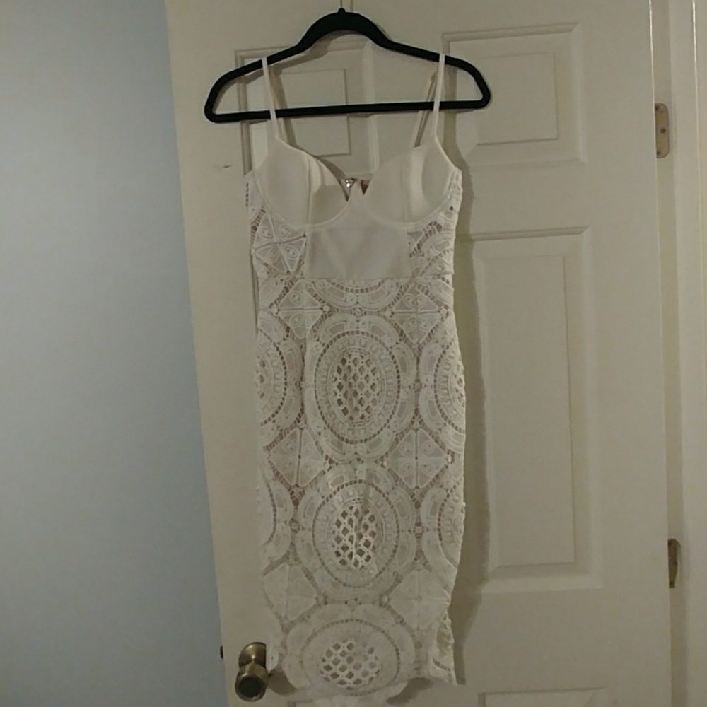 White lace dress